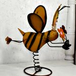 Benji Bumblebee Recycled Metal  Yard Decor