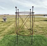 Big 20dia Metal Blossom Peony Topiary Trellis Tomato Cage