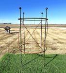 Big 20"dia Metal Blossom Peony Topiary Trellis Tomato Cage