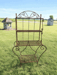 Large Heavy Duty Wrought Iron Rustic Shelving Bakers Rack