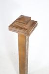 Bryant 3 sq Steel Fence Post or for Driveway Gates - Railing Baluster