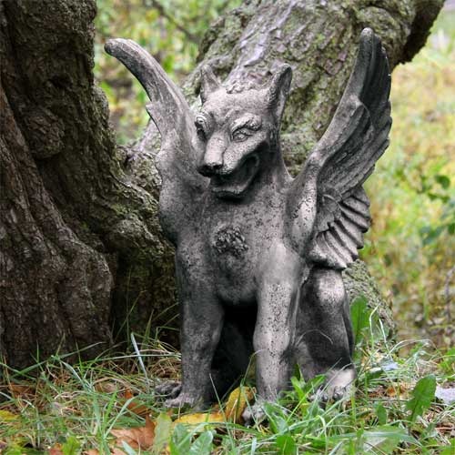 Caesar's Griffin Fiber Stone Statue Gargoyle