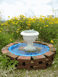 Cast Iron Round Bottom Urn Fountain