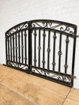 Wrought Iron 3ft Tall x 6ft Wide Center Divide Donovan Entry Gate