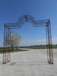 Celebrity Wrought Iron Driveway Arbor - Outdoor Structure