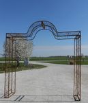Celebrity Wrought Iron Driveway Arbor - Outdoor Structure
