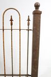3ft Celtic 3 sq Steel Post For Wrought Iron Fence and Gates