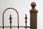3ft Celtic 3 sq Steel Post For Wrought Iron Fence and Gates