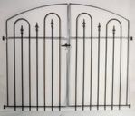 Iron Gate - Hairpin Fence Gate - 4 Tall x 5 Wide