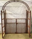 Center Divide Wrought Iron Henry 5ft Entrance Gate