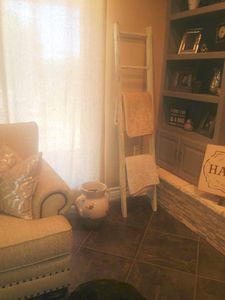 Christy's Ladder all set up and ready to use