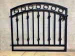 Metal Arched Circle Choice Entry Gate - 36"t