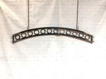 Framed Metal Circle Top Gate Header - Wall Art