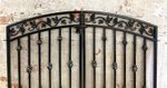 3t x 5w Metal Center Divide Concord Entry Gate - Grape & Ivy