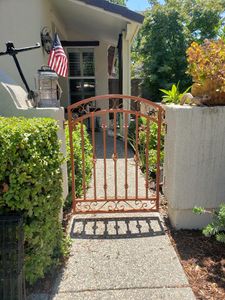 Customer bought our Gate Painted Cinnamon