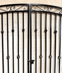 Wrought Iron 6ft Tall x 10ft Wide Center Divide Donovan Gate