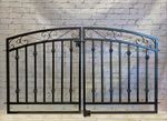 Delaware Center Divide Metal Yard Entry Gate 3t x 6w