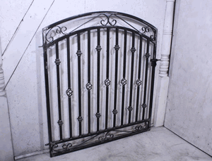 4-ft Tall Donovan Metal Entry Gate - 54 Opening