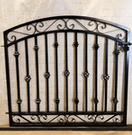4-ft Tall Donovan Metal Entry Gate - 54" Opening