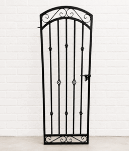 Tall Narrow Wrought Iron Donovan Entry Gate - 6t