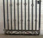 Wrought Iron Donovan Large Entry Gate 6t x 4w - Handmade