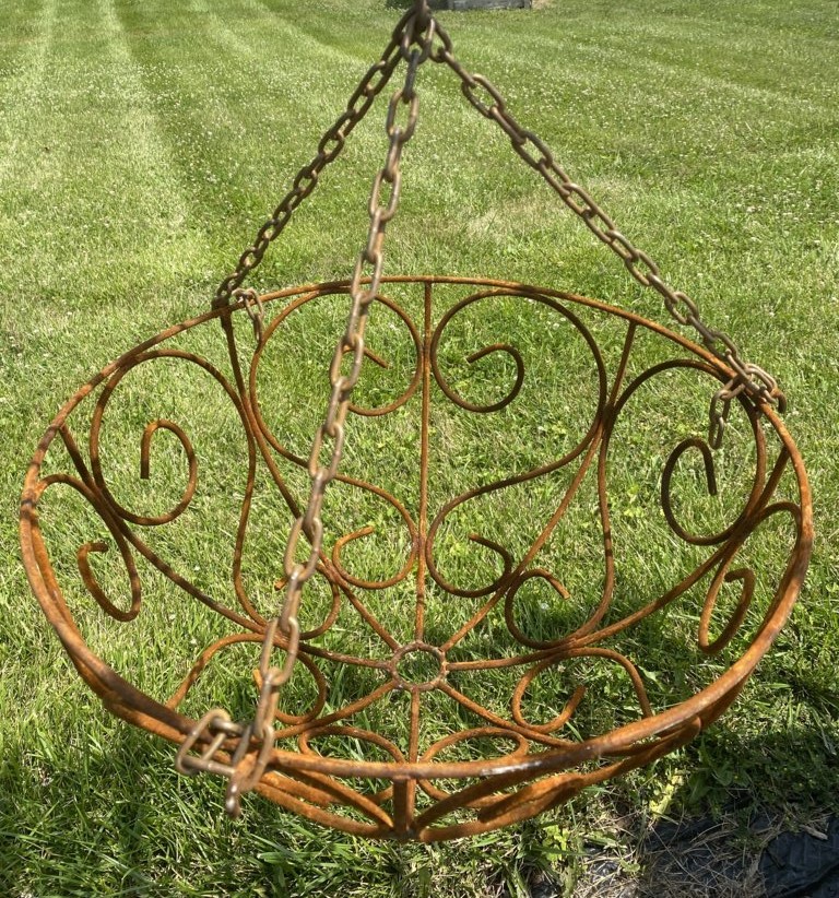 thumbnail image 2 of Lewondr Wall Hanging Plant Bracket, 2 Pack 12 Inch Retro Iron Metal Wall Décor Shepard Hook Lantern Wall Hanger For Hang 2 of 11