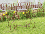 Extra Large 4' Wide Curl Fern Plant Stand - Pot Holder