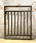 4' Tall Single Wrought Iron Gates
