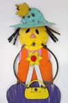 Gertrude Metal Garden Girl Yard Ornament