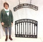 Metal Entry Concord Grape & Ivy Gate 3t x 4w