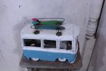 Recycled Metal Hippy Van Decor Piece Yard Art