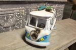 Recycled Metal Hippy Van Decor Piece Yard Art