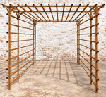 Wrought Iron Ground Up Gazebo  Pergola - Garden Structure