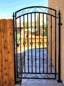 Installed Donovan Garden Gate