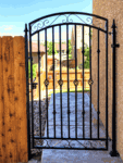 Installed Donovan Garden Gate