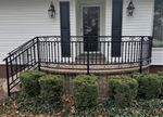 Installed Porch Hand Rail - Donovan Style