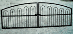 Secure Iron Small Lexington Driveway Gate 3't x 10'w