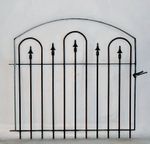 Wrought Iron Woodson Garden Fence Gate - 3 ft x 44 wide