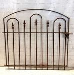 Wrought Iron Woodson Garden Fence Gate - 3 ft x 44" wide