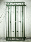 Large 6ft Tall Donovan Metal Entry Gate - Wrought Iron Yard Entrance