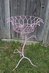 Large Sunflower Wrought Iron Plant Stand