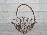Large Teardrop Square Basket - Wrought Iron Flower Basket