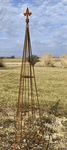 49 Wrought Iron Triangle Finial Topiary - Garden Tuteur