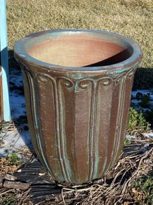 Large Vertical Chandler Pottery Flower Planter