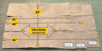 New Tan Planter Liners - Holds Moisture - Superior Long Lasting