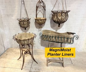 New Tan Planter Liners - Holds Moisture - Superior Long Lasting