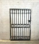 Magnolia Circle Entry Gate - Wrought Iron Welded Secure