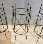 Medium Blossom Metal Peony & Vegetable Obelisk