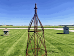 Medium 39 Beehive Topiary Form - Iron Garden Obelisk