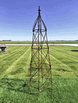 Medium 39" Beehive Topiary Form - Iron Garden Obelisk